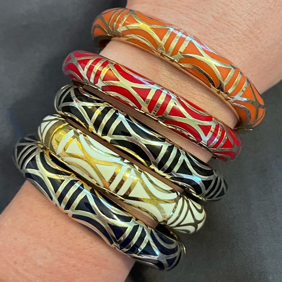 AHC Pillar bracelet; red and gold - Picture 4 of 4